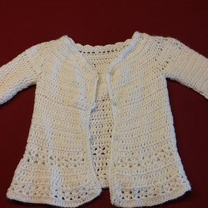 Kids hand knit cardagen